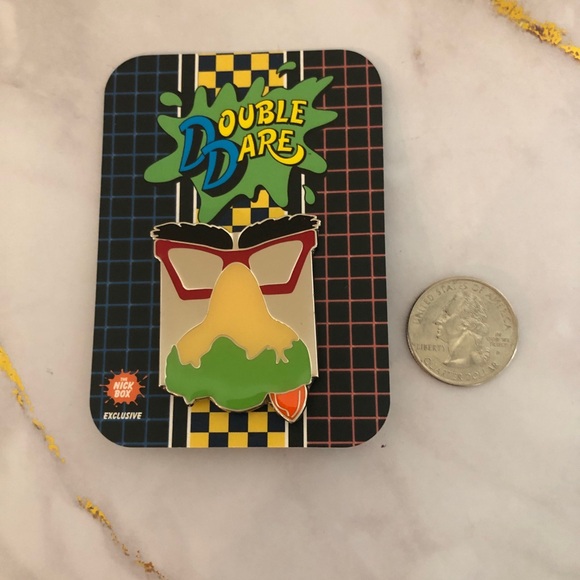 Nickelodeon Double Dare Enamel Pin - Picture 2 of 3